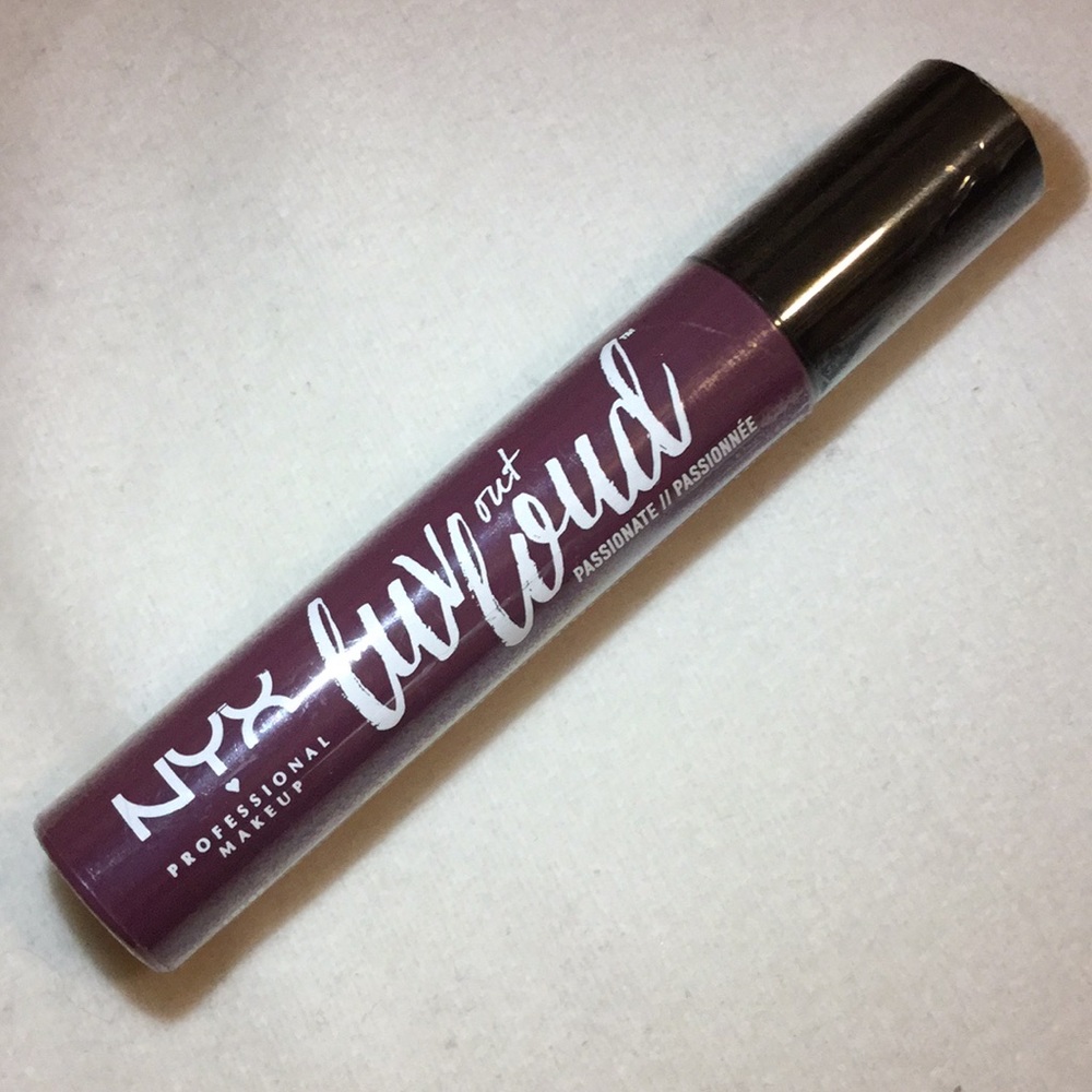 NYX Luv Out Loud liquid lipstick in Passionate